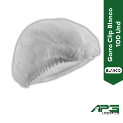 Gorro Clip Blanco 100 Und