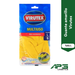 Guante Aseo Amarillo Virutex Talla L