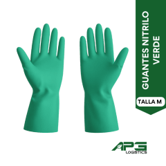 Guante Heavy Duty Talla M (Nitrilo)