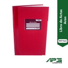 Libro de actas 200 Hojas Aron
