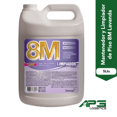 Mantenedor y Limpiador de Piso 8M Lavanda Bidon 5Lts