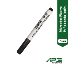 Marcador Pizarra P/Redonda Negro Isofit