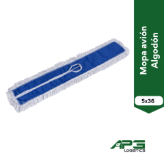 Mopa Avión Algodón (5x36)