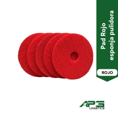 Pad Rojo Esponja Pulidora 17P