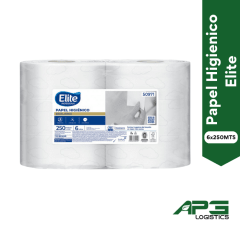 Papel Higienico D/H Elite Jumbo 6x250mts