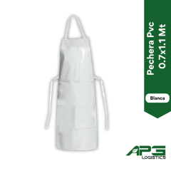 Pechera Pvc Blanca 0.7x1.1 Mt