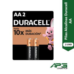 Pilas Alcalinas Duracell AA 2Und
