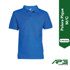 Polera Pique M/C - C/Bordado - A Pedido