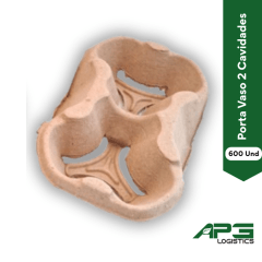 Porta Vaso 2 Cavidades 600 Und