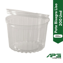 Pote Bisagra Liso 450cc 200Und