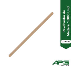 Revolvedor de Madera 17.8Cm 1.000 Und