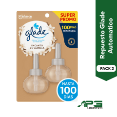 Desodorante Rpto Glade Elect Vainilla 2x21Ml