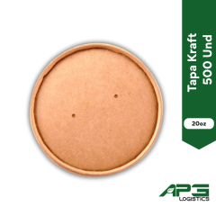 Tapa Kraft 20oz 500 Und