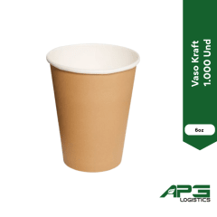 Vaso Kraft 6oz. 1.000 Und
