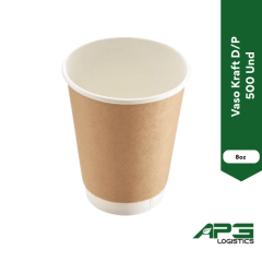 Vaso Kraft D/P 8oz 500 Und