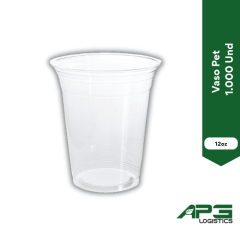 Vaso Pet 12oz 1.000 Und