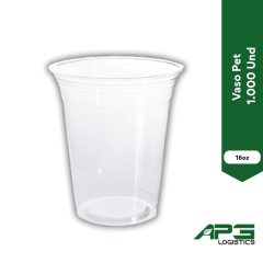 Vaso Pet 16oz 1.000 Und