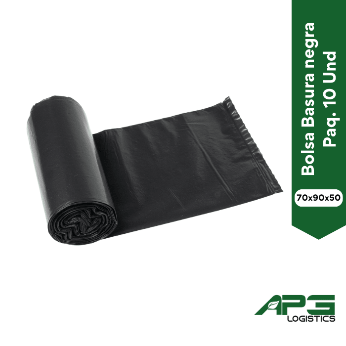Bolsa Basura Negra 70x90x50 Paq. 10 Unid1