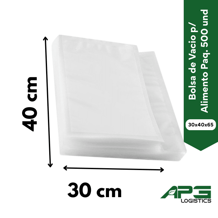 Bolsa de Vacio p/ Alimentos 30x40x65 500 Und1