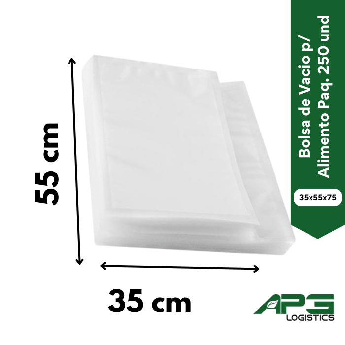 Bolsa de Vacio p/ Alimentos 35x55x75 250 Und1