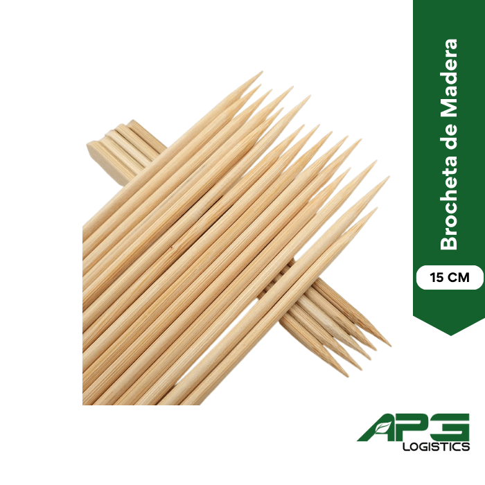 Brocheta de Madera 15 Cm1