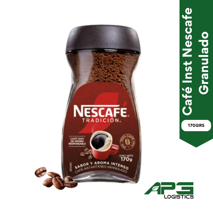Café Inst. Nescafe Granulado 170GRS1