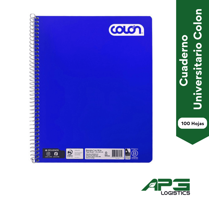 Cuaderno Universitario Colon 100 Hojas1