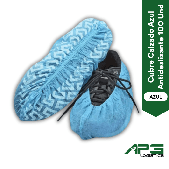 Cubre Calzado Azul Antideslizante 100 Und1