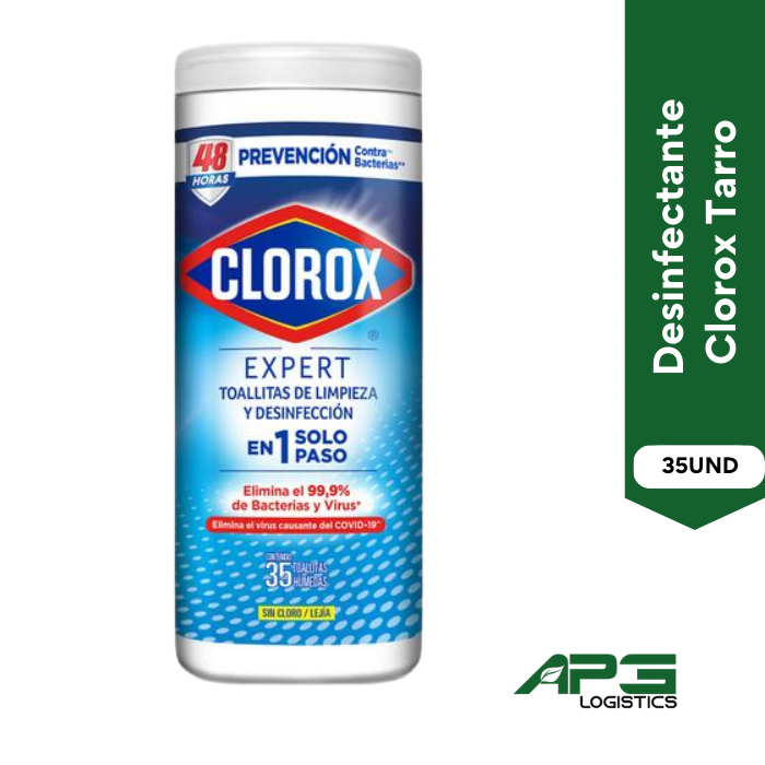 Toalla Desinfectante Clorox Tarro (35unid)1
