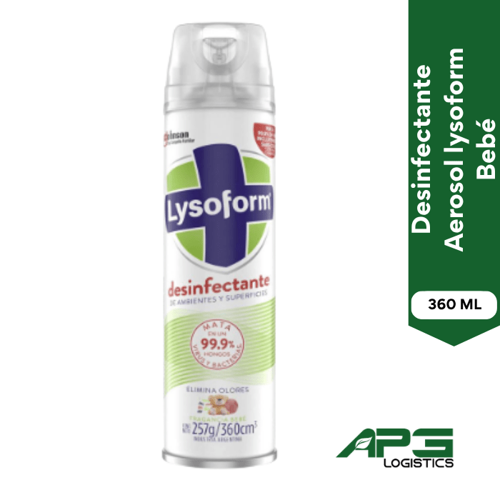 Desinfectante Aerosol lysoform Olor Surtido 360 ML5