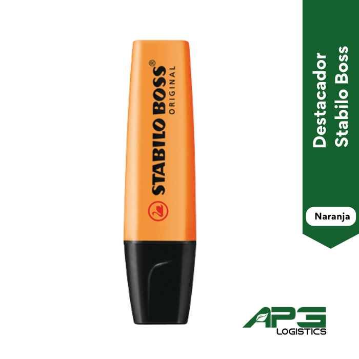 Destacador naranja Stabilo Boss1