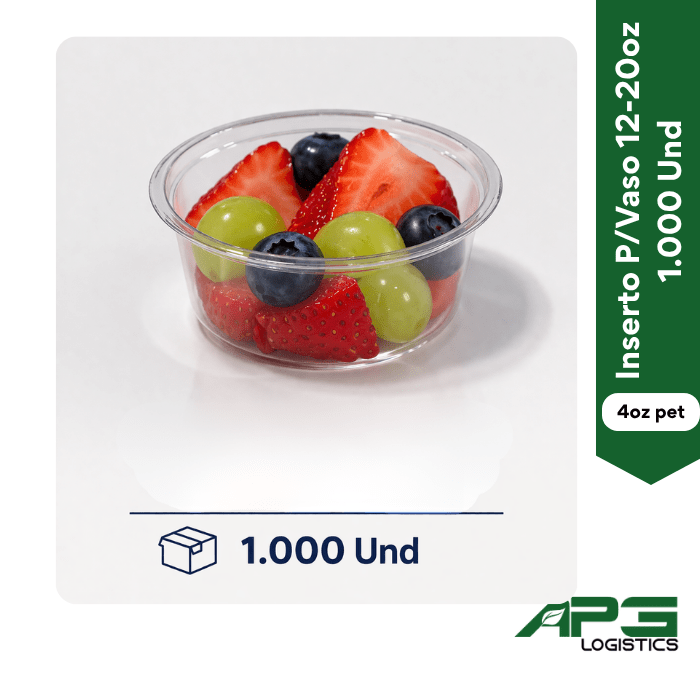Inserto P/Vaso 12-20oz. (4oz pet) 1.000 Und1