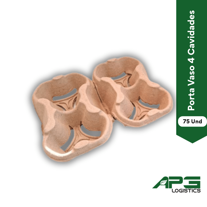 Porta Vaso 4 Cavidades 75 Und1