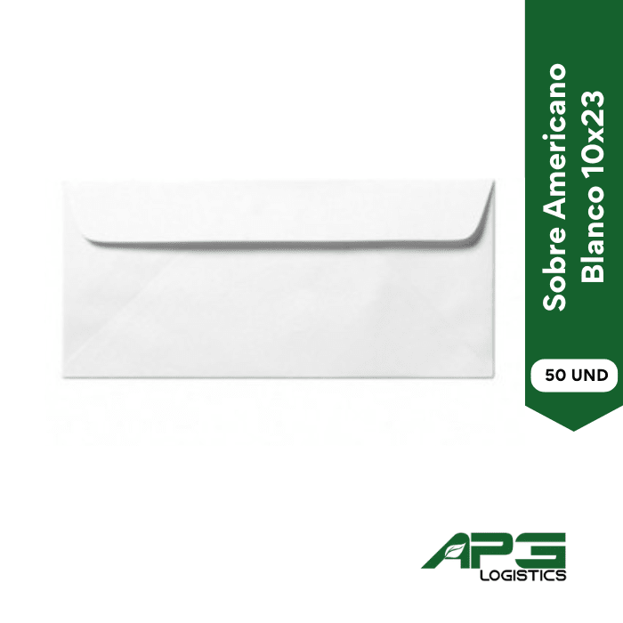 Sobre Americano Blanco 10x23 50Und1