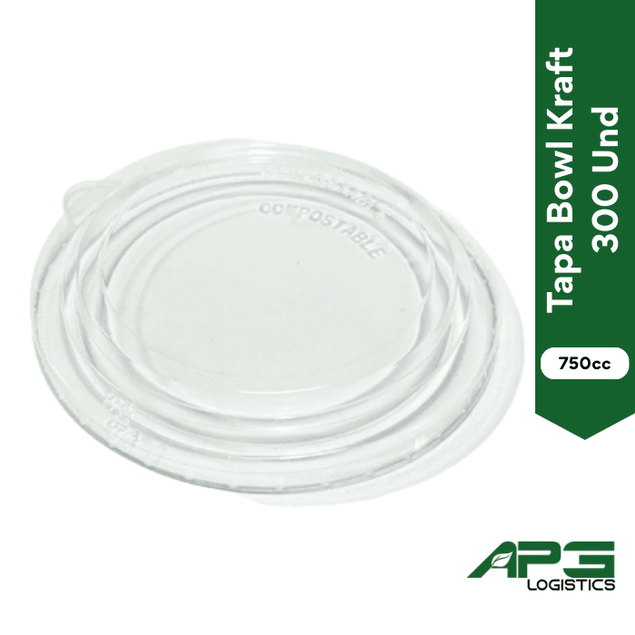 Tapa Bowl Kraft 750cc 300 Und1