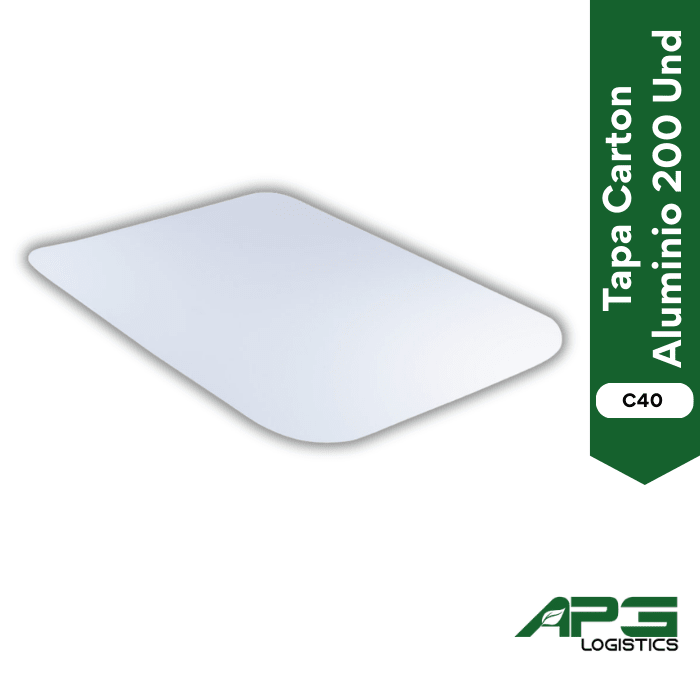 Tapa Carton Aluminio C40 200 Und1