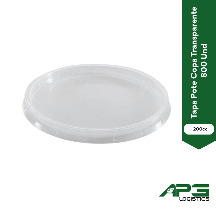 Tapa Pote Copa Transparente 200cc 800 Und1
