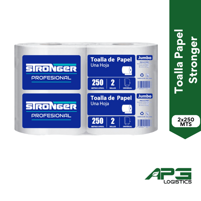 Toalla Papel Stronger 2x250Mts1