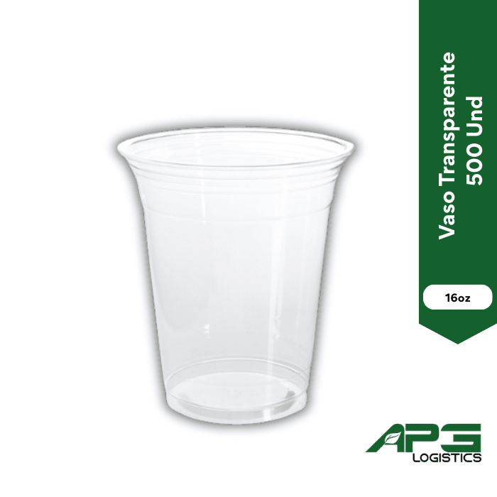Vaso Transparente 16oz 500 Und1