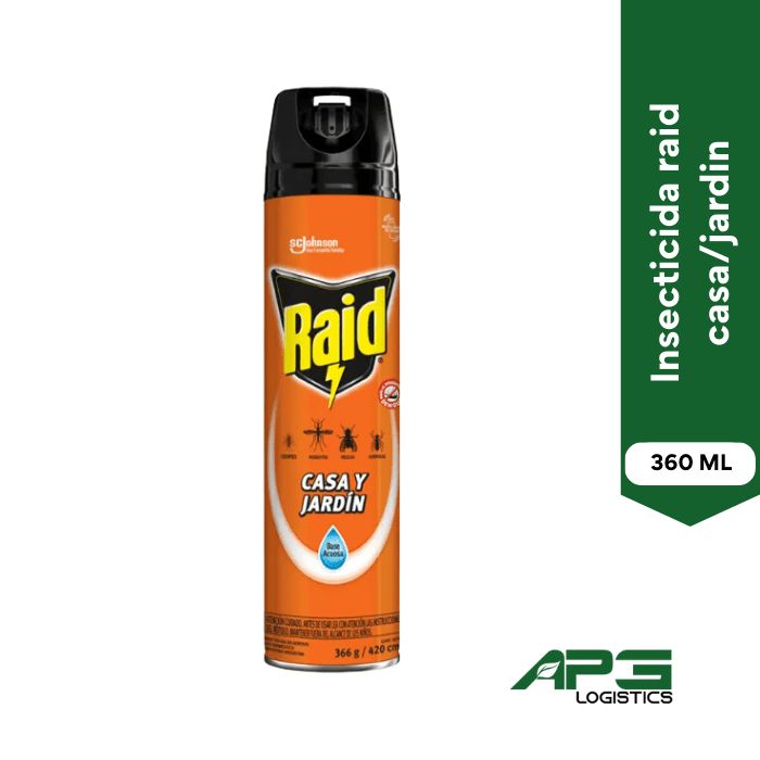 Insectida Raid Casa/Jardin 360ML1