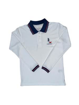LCN POLO PIQUE ML BLANCO