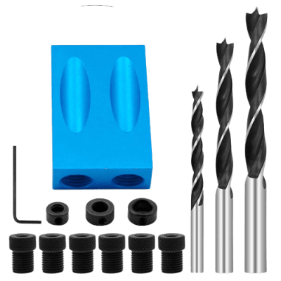 KIT 14 PCS PERPORACION EN ANGULOS 15°
