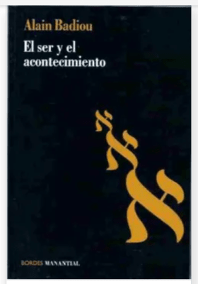 SER Y EL ACONTECIMIENTO, EL