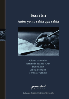 ESCRIBIR: ANTES YO NO SABIA QUE SABIA