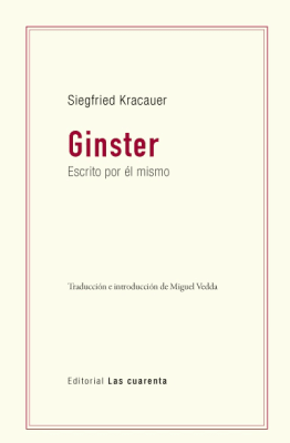 GINSTER. ESCRITO POR ÉL MISMO1