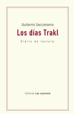 LOS DIAS TRAKL. DIARIO DE LECTURA1