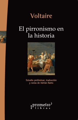PIRRONISMO EN LA HISTORIA, EL.1