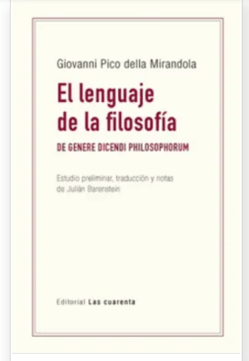 EL LENGUAJE DE LA FILOSOFÍA. DE GENERE DICENDI PHILOSOPHORUM