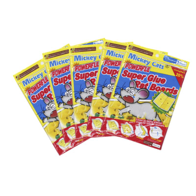 TRAMPA PARA RATON  SIN VENENO FUERTE ADHESIVO PACK 5 UNIDADES