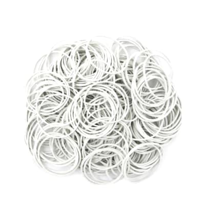 Elástico bandas redondo de color blanco de 200 g - Pack 1 paquete1